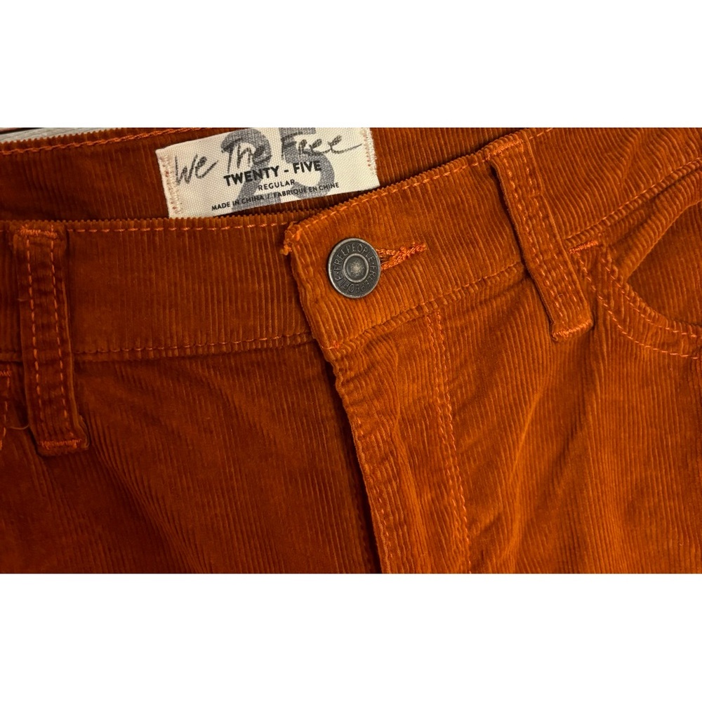 We The Free by Free People Burnt Orange Cords NWT Size 25